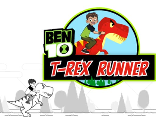 Captura de pantalla del juego Ben 10 T-Rex Runner - racing - Juego gratuito en línea