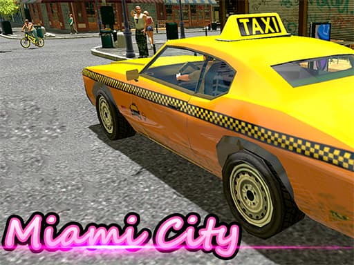 Captura de pantalla del juego Miami Taxi Driver 3D - racing - Juego gratuito en línea