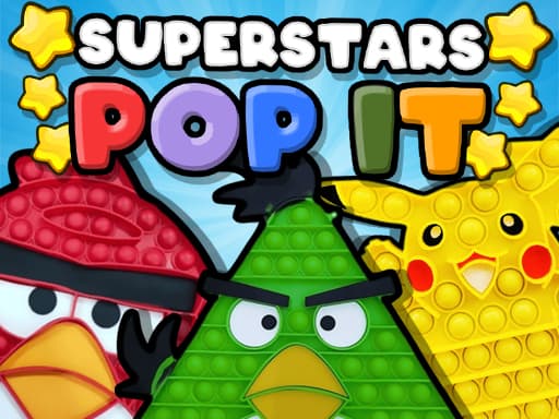 Captura de pantalla del juego Pop it Superstars - clicker - Juego gratuito en línea