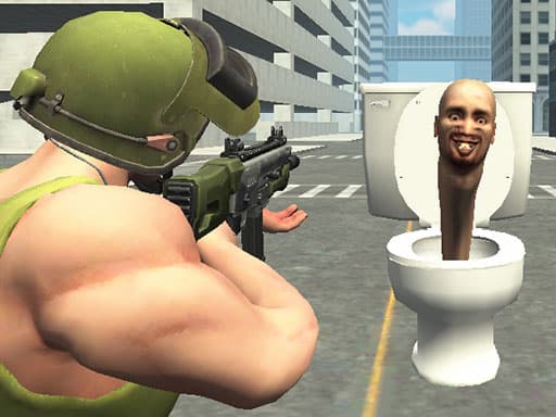 Captura de pantalla del juego Skibidi Toilet Shooting - shooting - Juego gratuito en línea