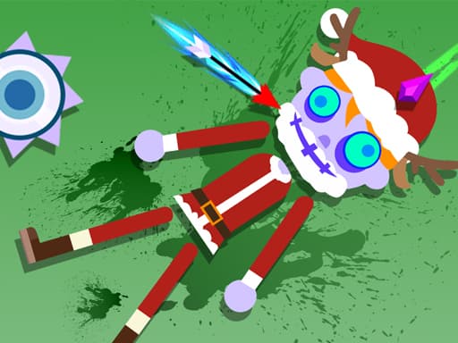Kick The Santa Christmas Buddy game screenshot - hypercasual - Free online game