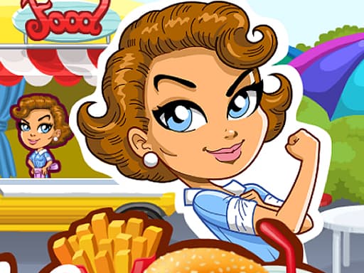 Captura de pantalla del juego Julias Food Truck - adventure - Juego gratuito en línea