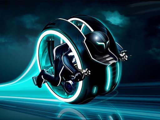 Cyber Tron biker游戏截图 - racing - 免费在线游戏