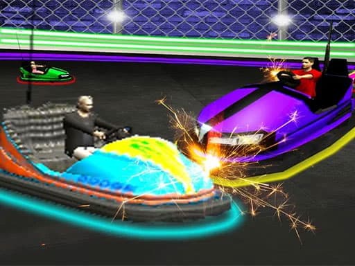 Captura de pantalla del juego Light Bumping Cars Extreme Stunts: Bumper Car Game - racing - Juego gratuito en línea