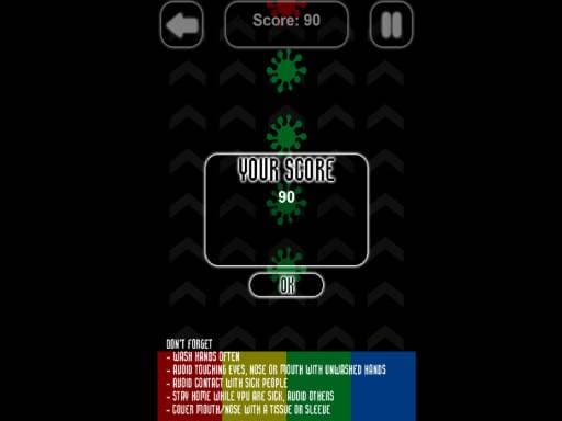 Captura de pantalla del juego Virus Shoot - shooting - Juego gratuito en línea
