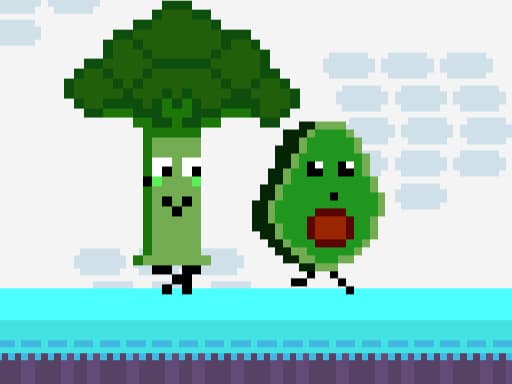 Captura de pantalla del juego Cat Chef vs Fruits - 2 Player - arcade - Juego gratuito en línea