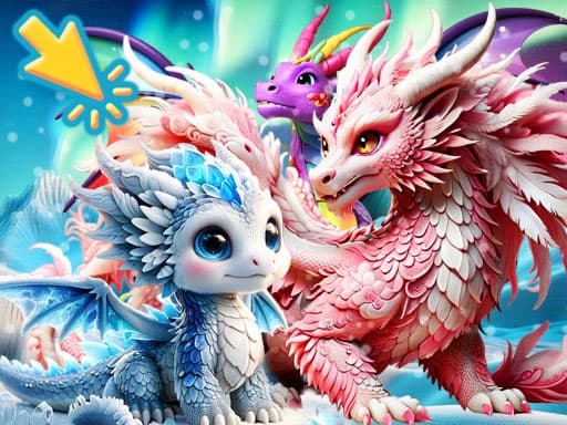 Captura de pantalla del juego So Diffrent Dragons - clicker - Juego gratuito en línea