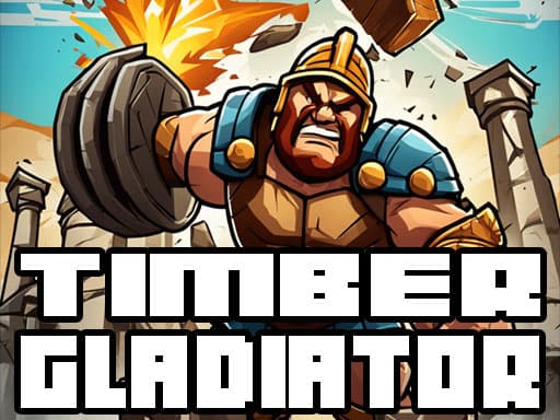 Timber Gladiator game screenshot - hypercasual - Free online game