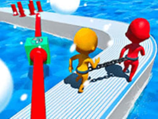 Captura de pantalla del juego Fun Race On Ice - Fun &amp; Run 3D Game - boys - Juego gratuito en línea