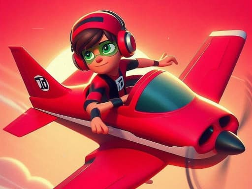 Ben 10 Tappy Plane游戏截图 - clicker - 免费在线游戏