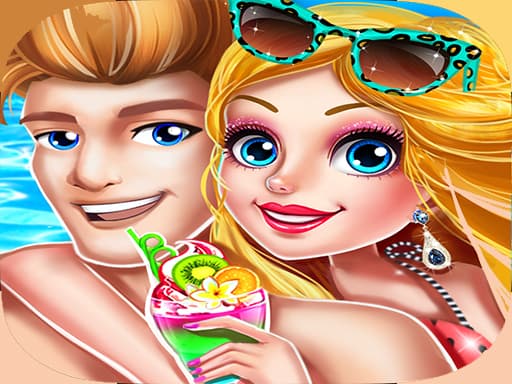 Swimming Pool Dress Up game screenshot - girls - Free online game