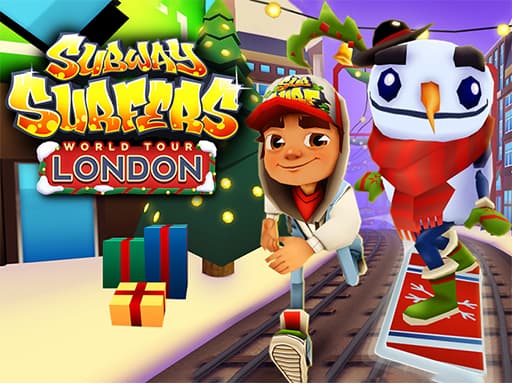 Captura de pantalla del juego Subway Surfers London - puzzles - Juego gratuito en línea
