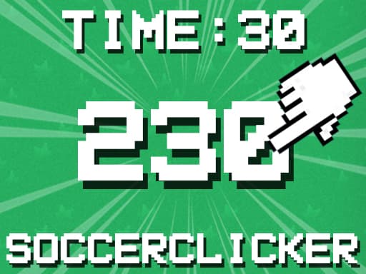 Soccer Clicker Game game screenshot - sports - Free online game