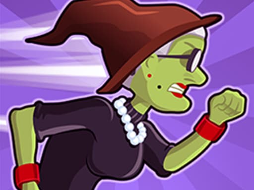Angry Gran Run - Halloween game screenshot - hypercasual - Free online game