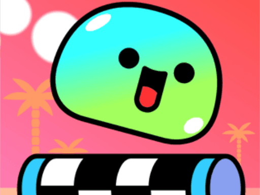 Blumgi Slime Jump Game game screenshot - action - Free online game