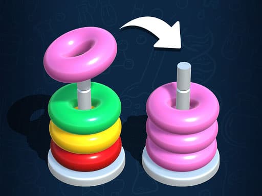 Color Hoop Stack游戏截图 - boys - 免费在线游戏