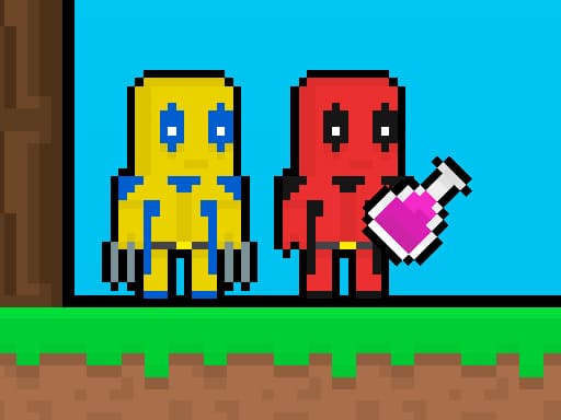 Redpool Skyblock 2 Player game screenshot - arcade - Free online game