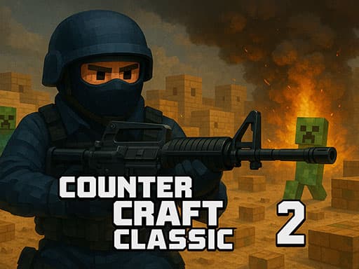 Captura de pantalla del juego Counter Craft Classic 2 - shooting - Juego gratuito en línea