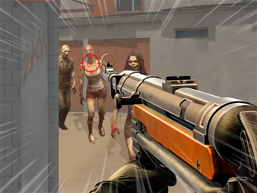 Zombie Shooting King game screenshot - arcade - Free online game