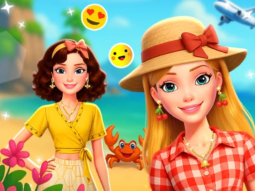 Barbee Summer Vacation game screenshot - girls - Free online game