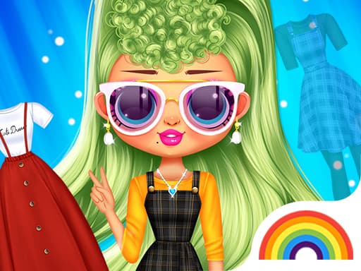 BFFs Pinafore Fashion game screenshot - girls - Free online game