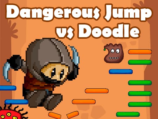 Dangerous Jump vs Doodle Jump游戏截图 - arcade - 免费在线游戏