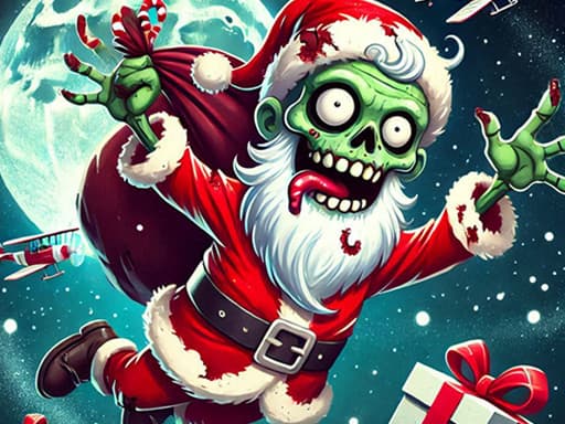 Flappy Zombie Santa Christmas Game game screenshot - arcade - Free online game