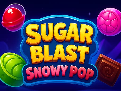 Sugar Blast: Snowy Pop game screenshot - action - Free online game