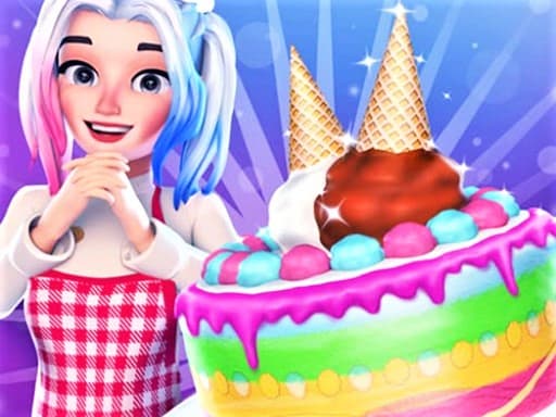 Cute Doll Cooking Cakes游戏截图 - girls - 免费在线游戏