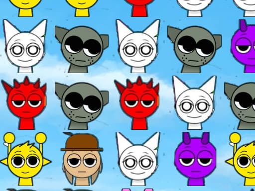 Sprunki Match game screenshot - arcade - Free online game