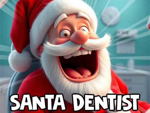 Captura de pantalla del juego Santa Dentist - clicker - Juego gratuito en línea