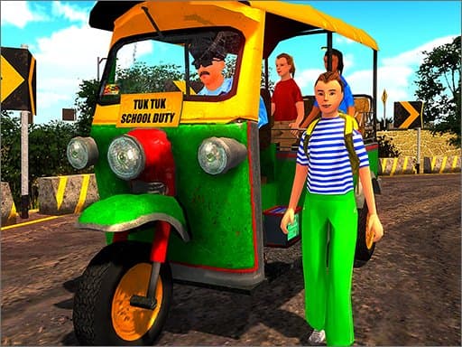 Tuk Tuk Stunt Drive游戏截图 - racing - 免费在线游戏