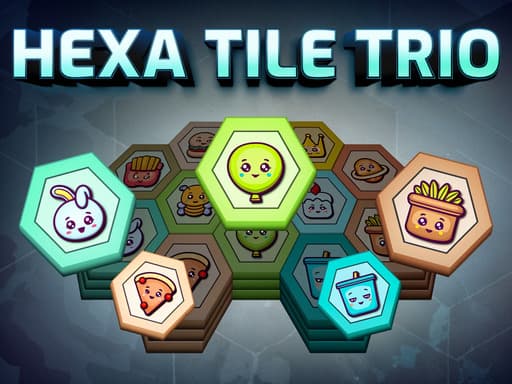 Hexa Tile Trio游戏截图 - puzzles - 免费在线游戏