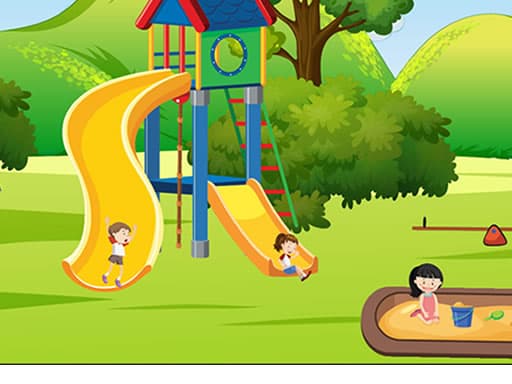 THE MAGIC HOUSE game screenshot - girls - Free online game
