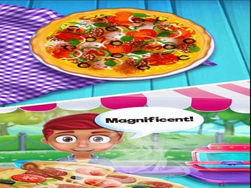Funny Pizza Maker game screenshot - cooking - Free online game