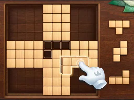 Captura de pantalla del juego Blocks Puzzle Wood - puzzles - Juego gratuito en línea