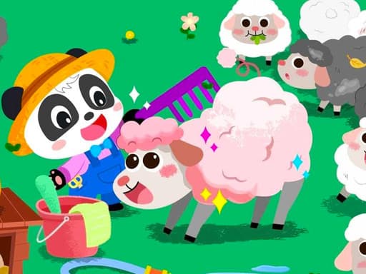 Baby Panda Animal Farm game screenshot - girls - Free online game