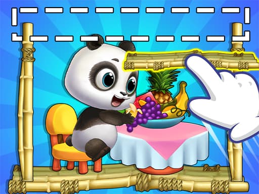 Panda Lu Treehouse game screenshot - hypercasual - Free online game