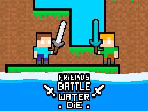 Friends Battle Water Die game screenshot - action - Free online game