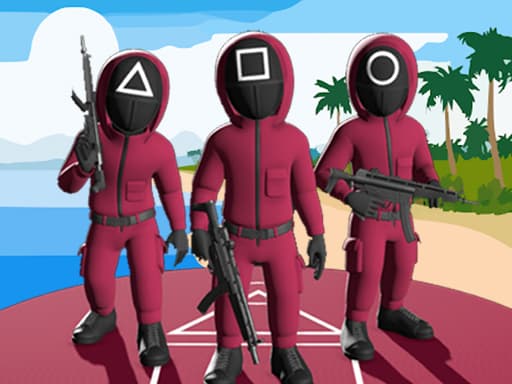 Squid Game Island Escape game screenshot - hypercasual - Free online game