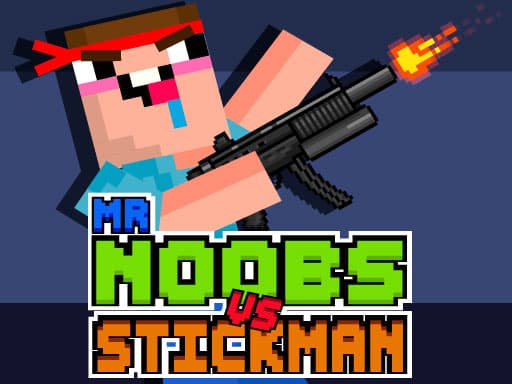 Mr Noobs vs Stickman game screenshot - clicker - Free online game