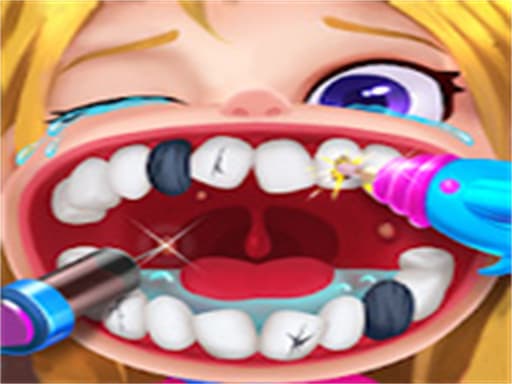 Superhero Dentist Surgery Game For Kids game screenshot - girls - Free online game