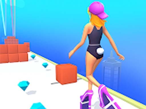 High heels 3d online game screenshot - hypercasual - Free online game