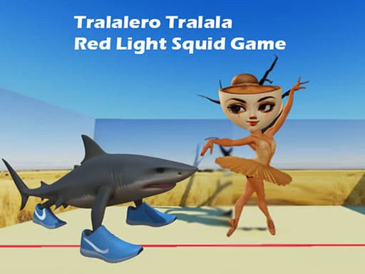 Tralalero Tralala Red Light Squid Game game screenshot - arcade - Free online game