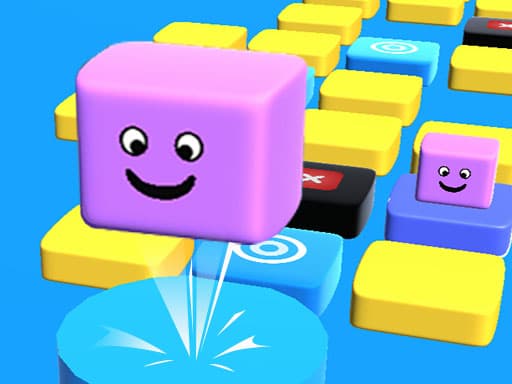 Jump Stacky Cube 3D游戏截图 - arcade - 免费在线游戏