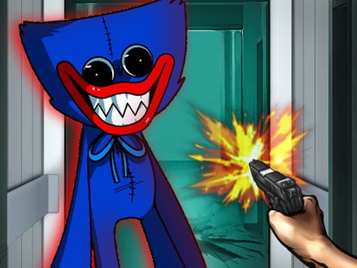Captura de pantalla del juego Wuggy shooting Gun - Poppy - shooting - Juego gratuito en línea