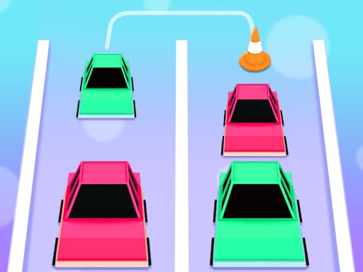Captura de pantalla del juego Car Sort Puzzle - 3d - Juego gratuito en línea