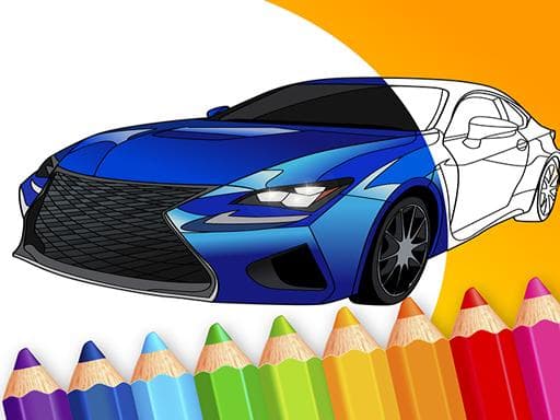 Captura de pantalla del juego draw Car - Japanese Luxury Cars Coloring Book - sports - Juego gratuito en línea