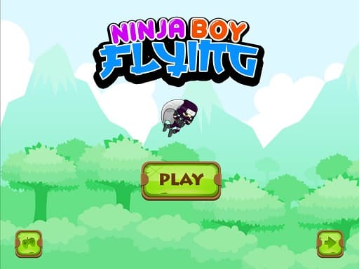 Ninja flying boy游戏截图 - boys - 免费在线游戏