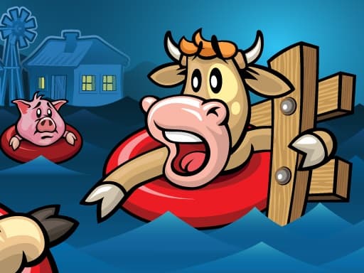 Cow Land game screenshot - hypercasual - Free online game